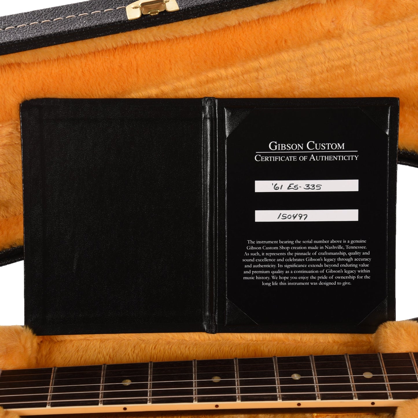 Gibson Custom Shop 1961 ES-335 Reissue Vintage Burst VOS