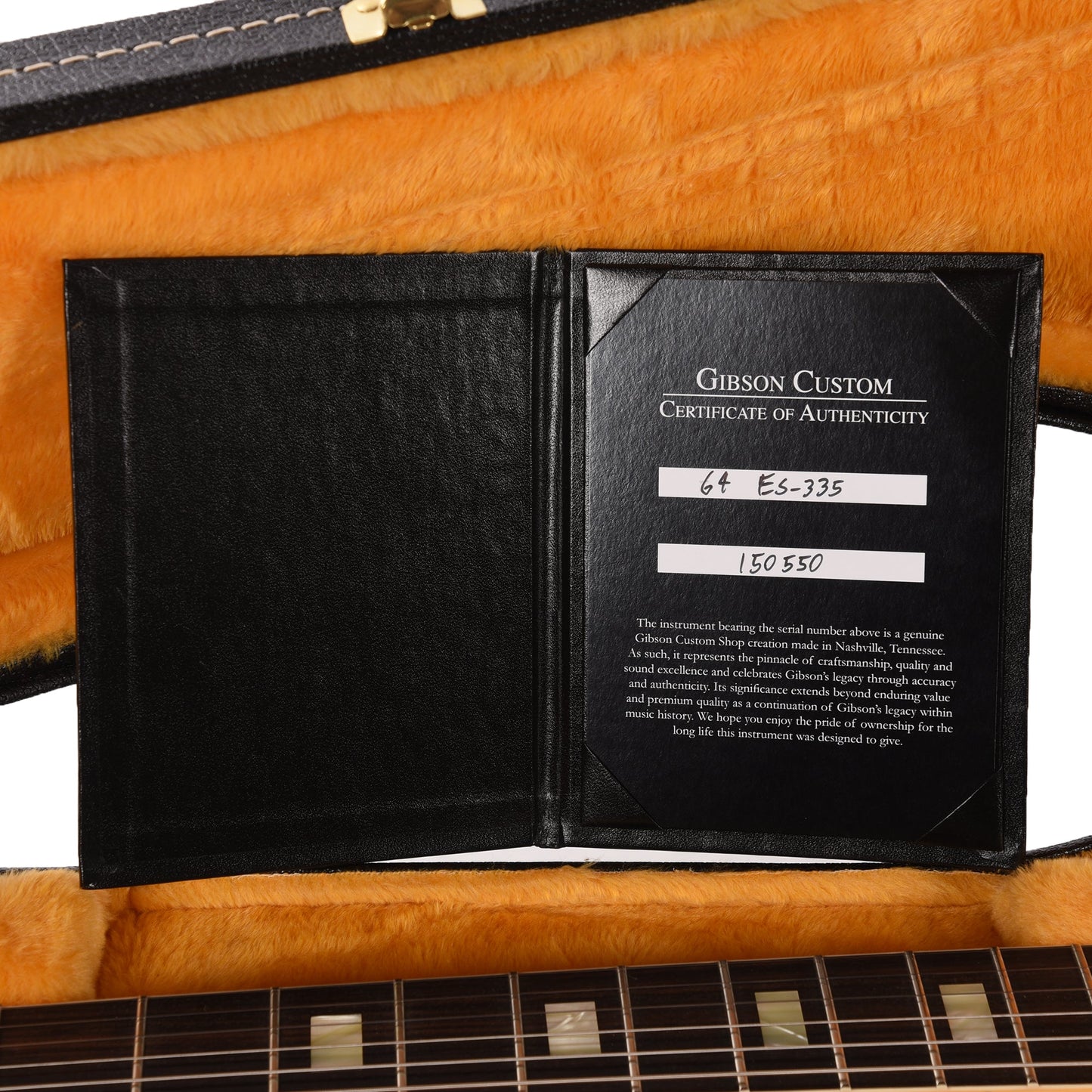 Gibson Custom Shop 1964 ES-335 Reissue Vintage Burst VOS