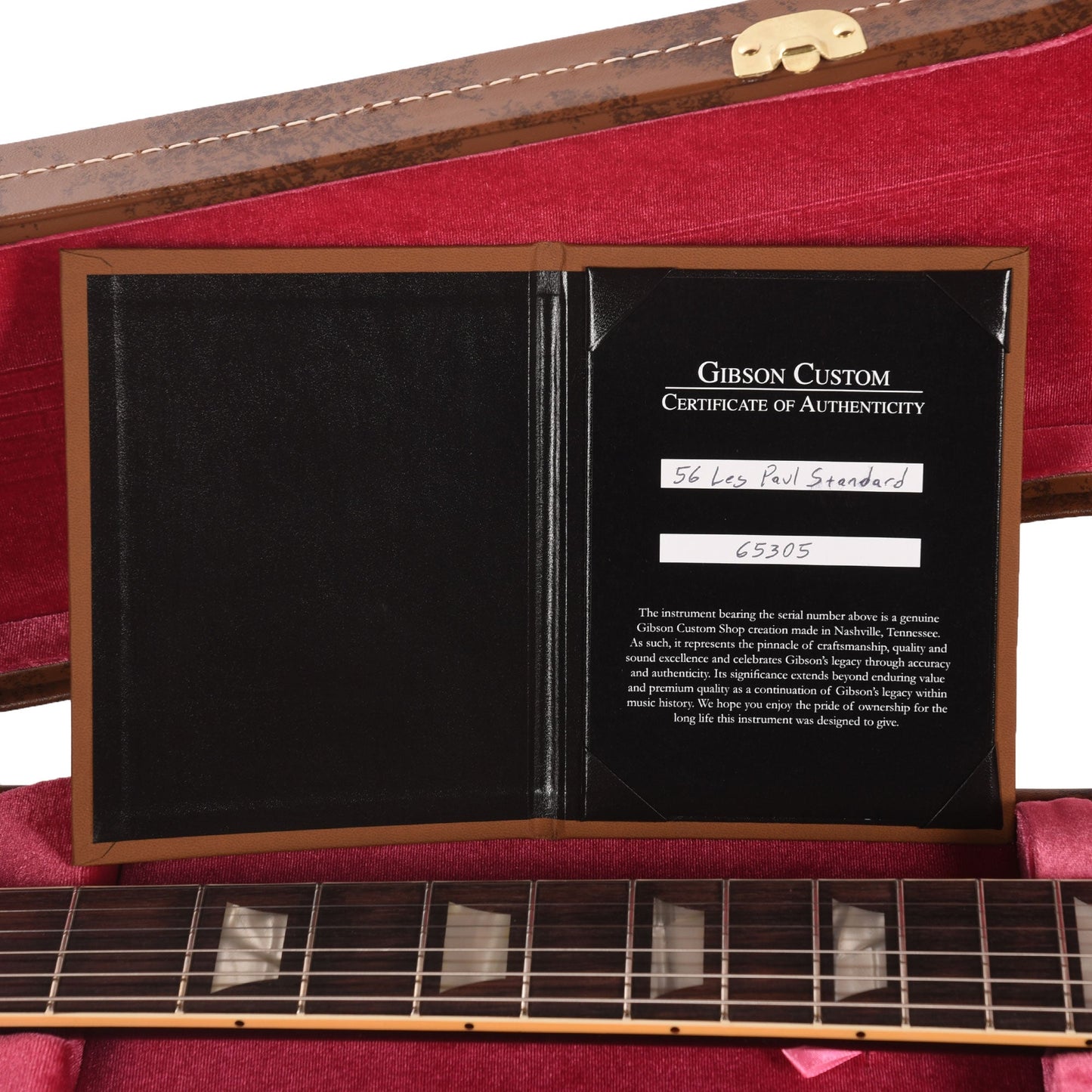 Gibson Custom Shop 1956 Les Paul Standard Antique Ebony VOS w/P90 Pickups