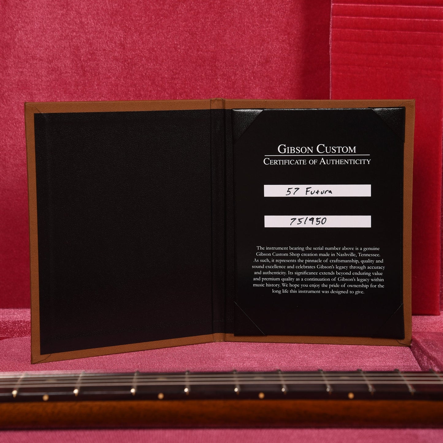 Gibson Custom Shop 1957 Mahogany Futura Reissue Antique Natural VOS
