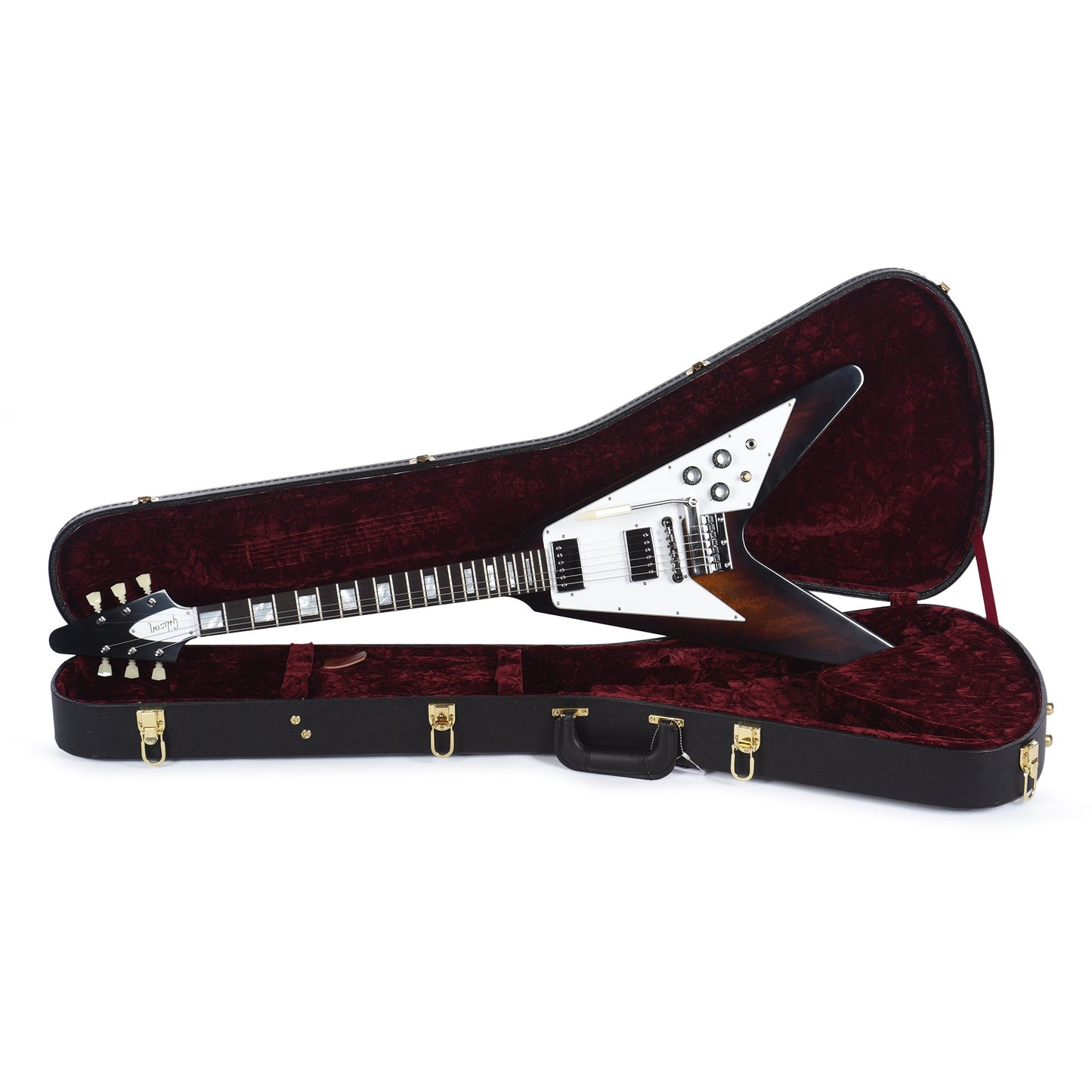 Gibson Custom Shop 1967 Flying V Reissue "CME Spec" Mahogany Tobacco Sunburst VOS w/Maestro Vibrola