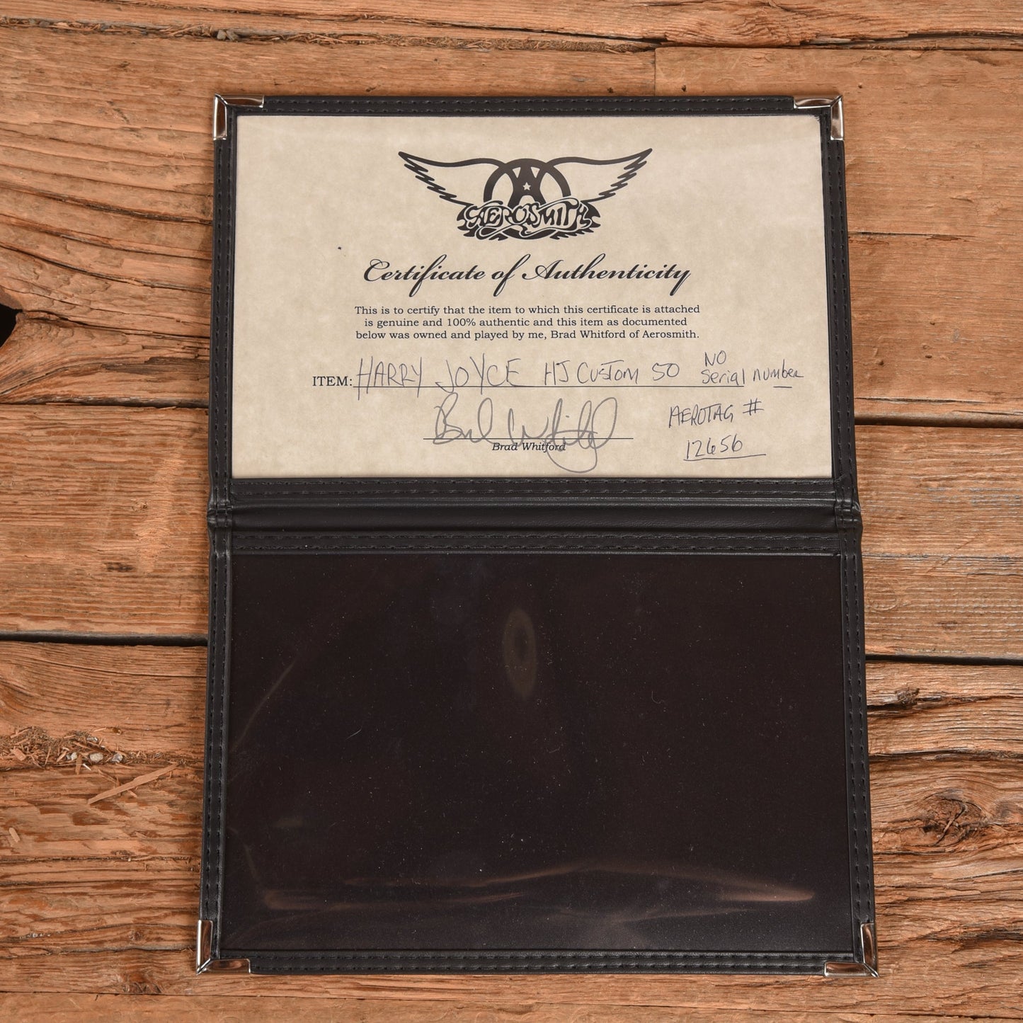 Harry Joyce HJ Custom 50 50-Watt Guitar Amp Head Owned by Brad Whitford