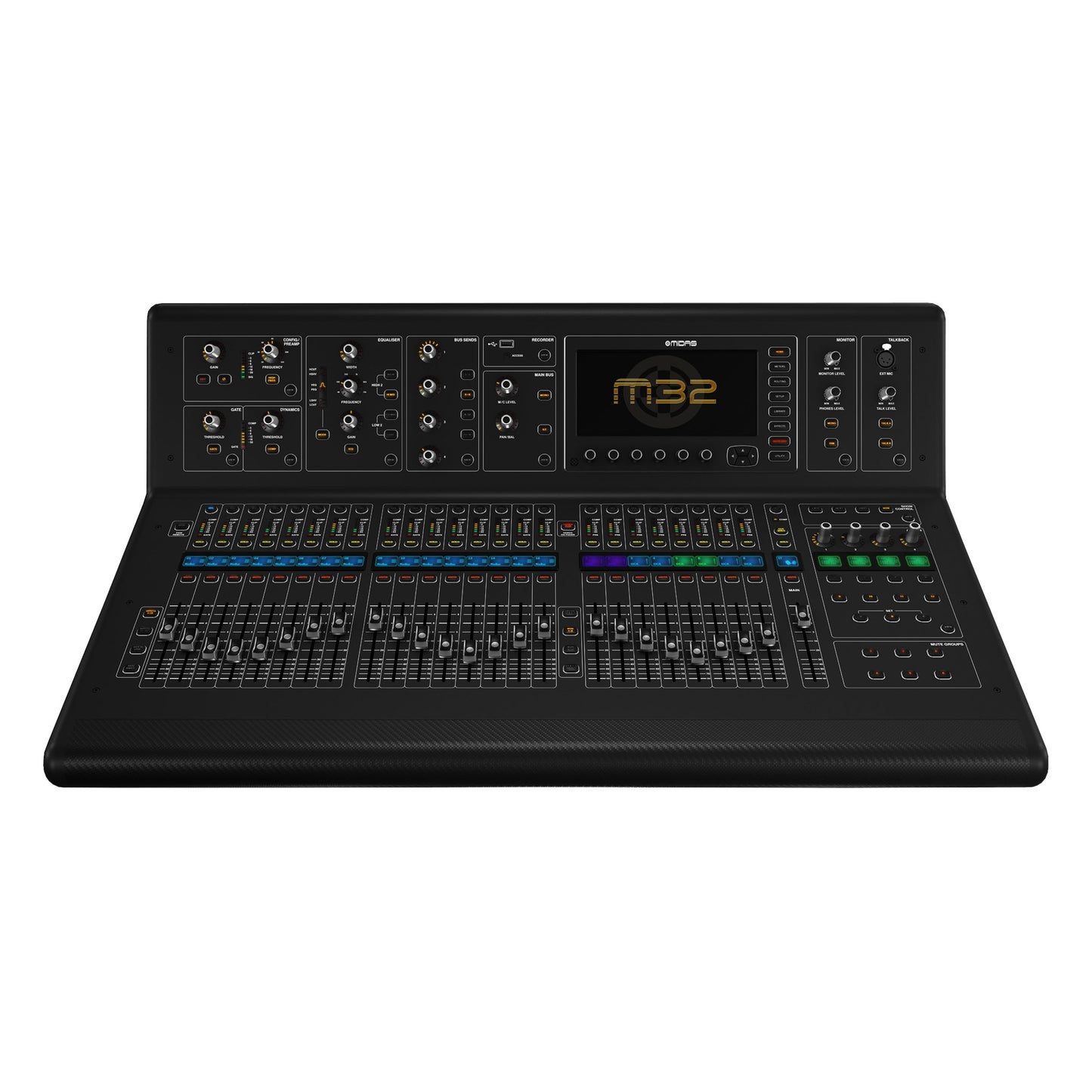 Midas M32 40 Ch Digital Mixing Console Bundle with DL32 Stage Box