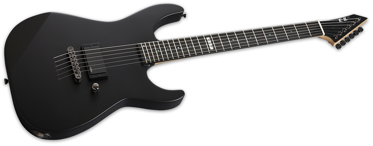 ESP E-II M-I Thru NT Black Satin