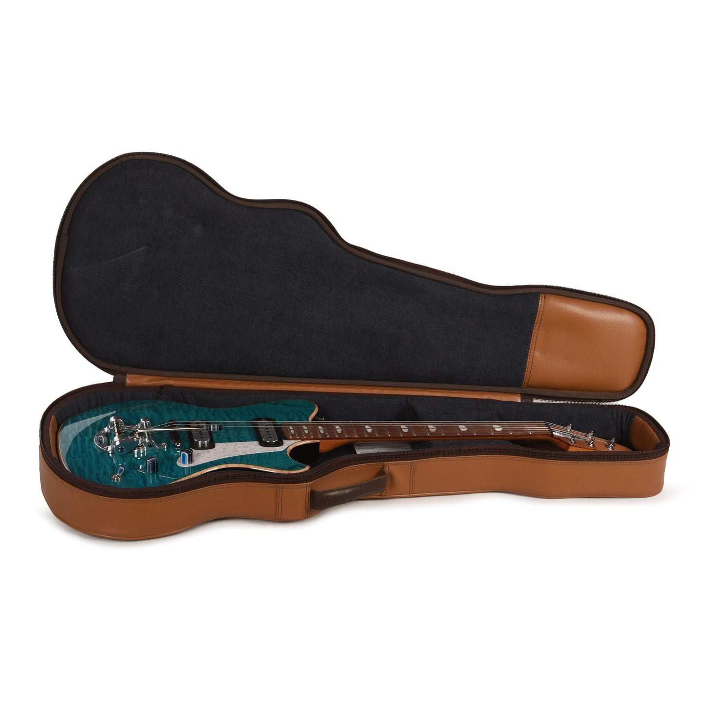 Powers Electric A-Type Select Quilt Maple Custom Koi Blue w/FF42 Pickups