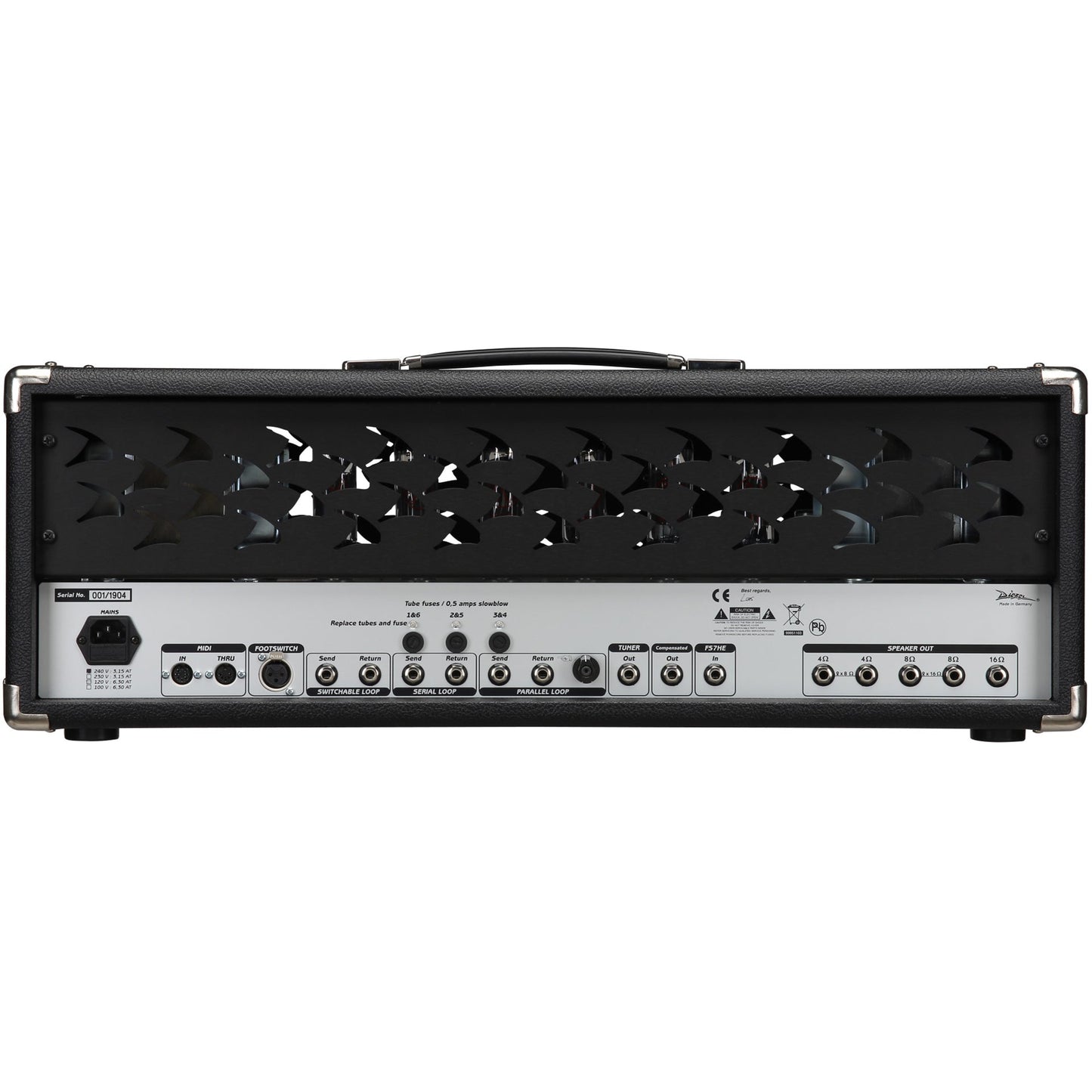 Diezel Herbert MKIII 180-Watt - 3 Channel All Tube Head Amplifier