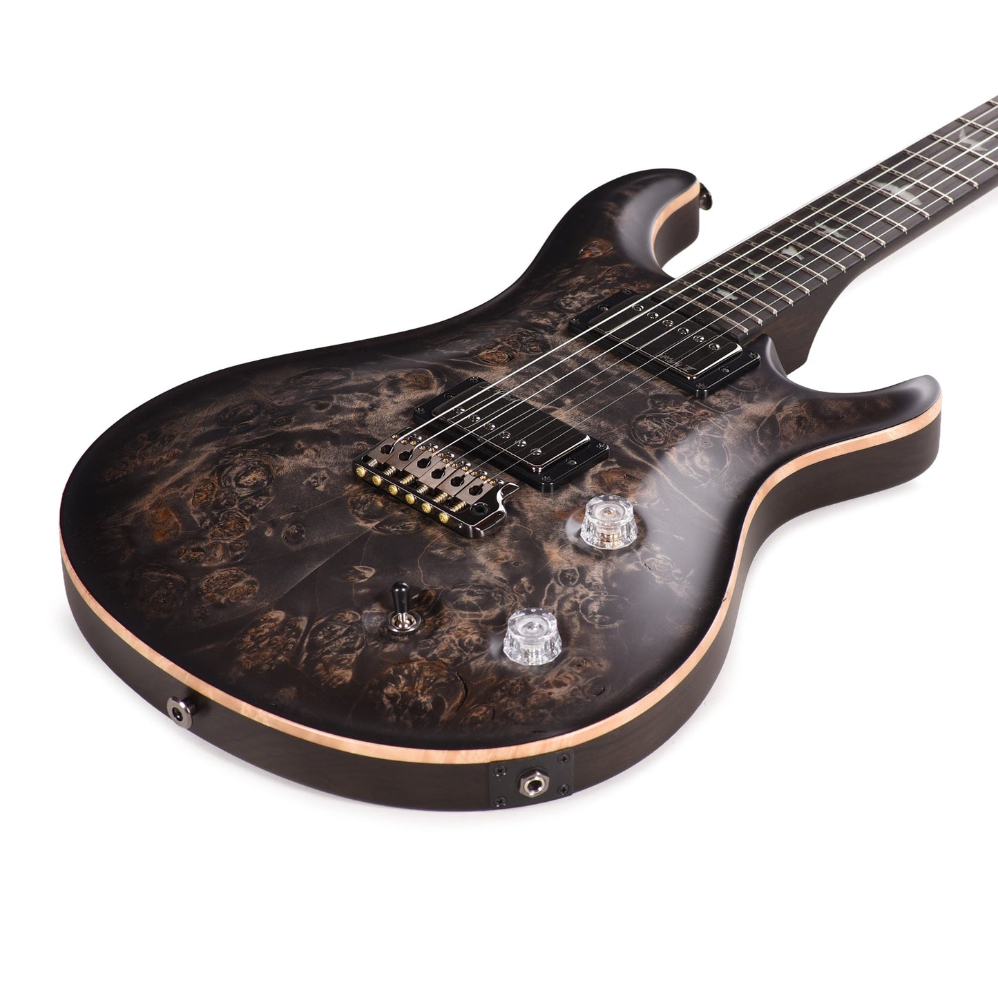 PRS Private Stock #12226 McCarty Tremolo Maple Burl/Black Limba Charcoal Satin Burst w/Macassar Ebony Neck