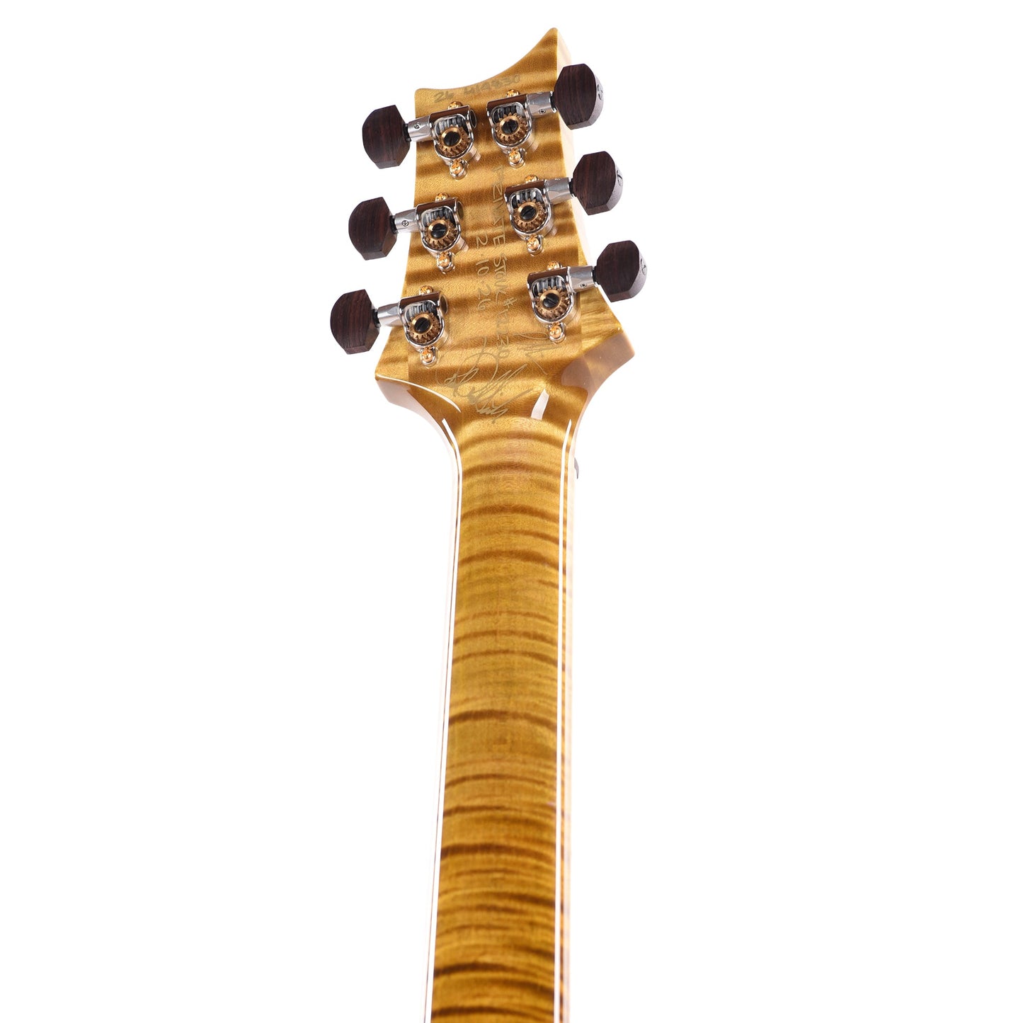 PRS Private Stock #12230 Custom 24 Curly Maple/Swamp Ash Tiger Eye Glow w/Reverse Birds of a Feather Inlays