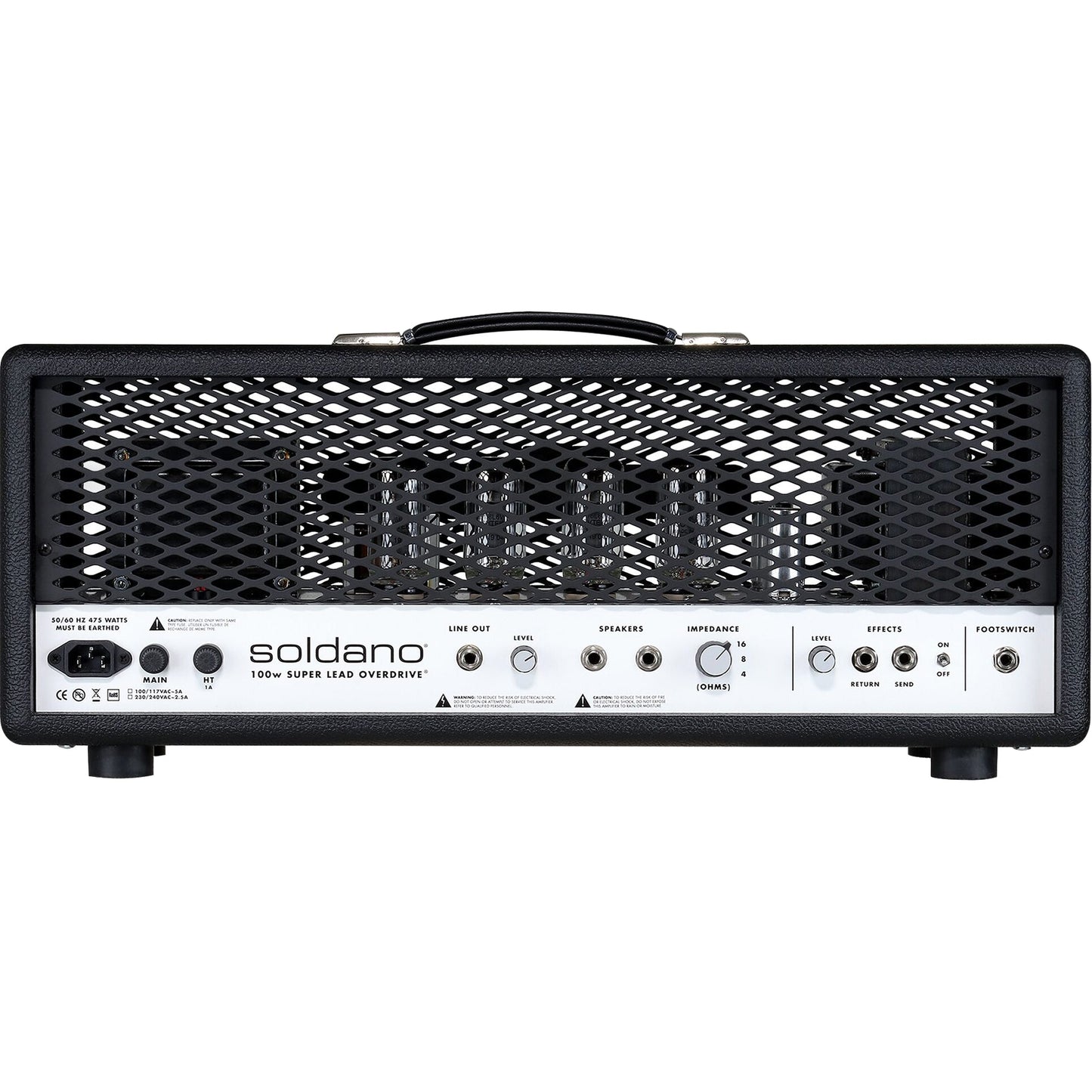 Soldano SLO-100 Super Lead Overdrive 100-watt Tube Head - Metal Grille