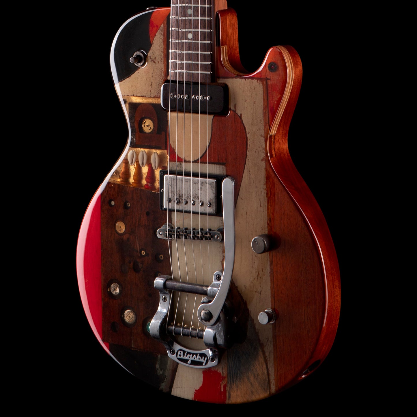 Spalt Totemguitar G2101 3 Sisters w/Pine, Mahogany, Redwood