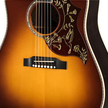 Gibson Custom Hummingbird Deluxe Rosewood, Left-Handed, Rosewood Burst