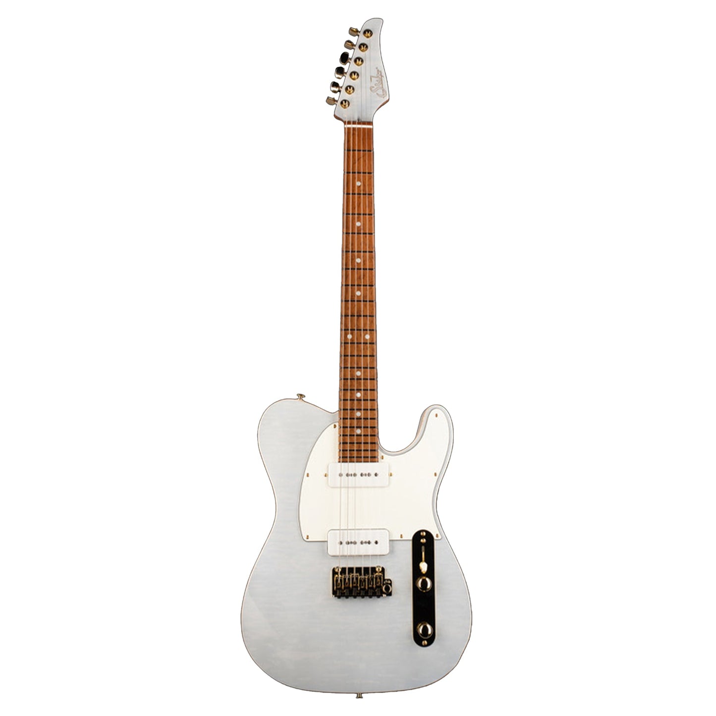 Suhr Benjamin Madden Signature Modern T w/ Quilt Maple Top Trans White