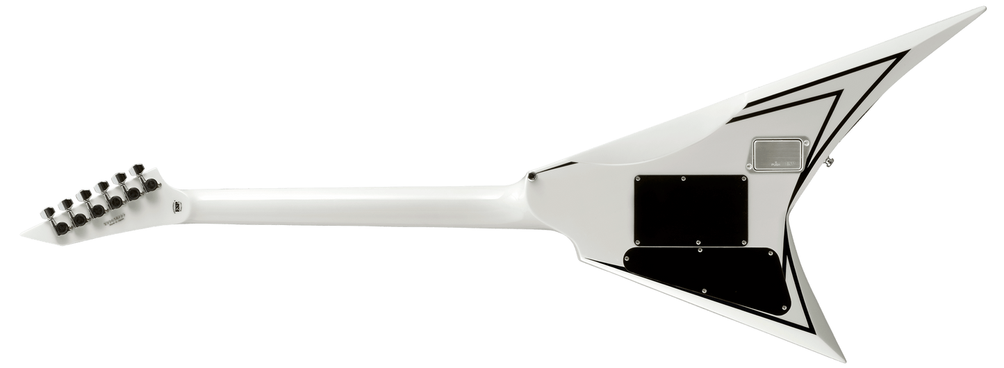ESP E-II SV, White w/Black Stripes