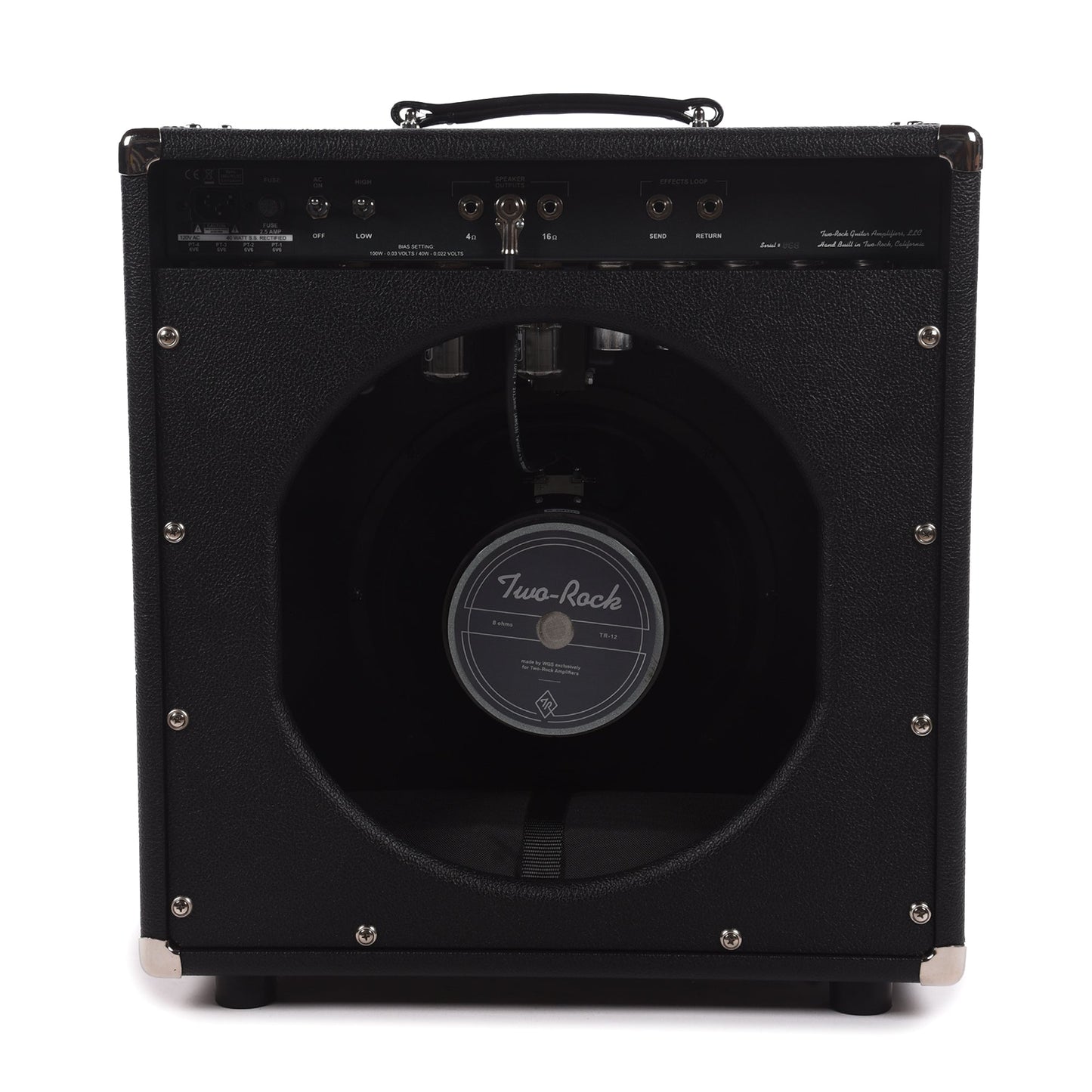 Two Rock Traditional Clean 40/20W 1x12 Combo w/ Black Bronco Tolex & Black Sparkle Matrix Cloth