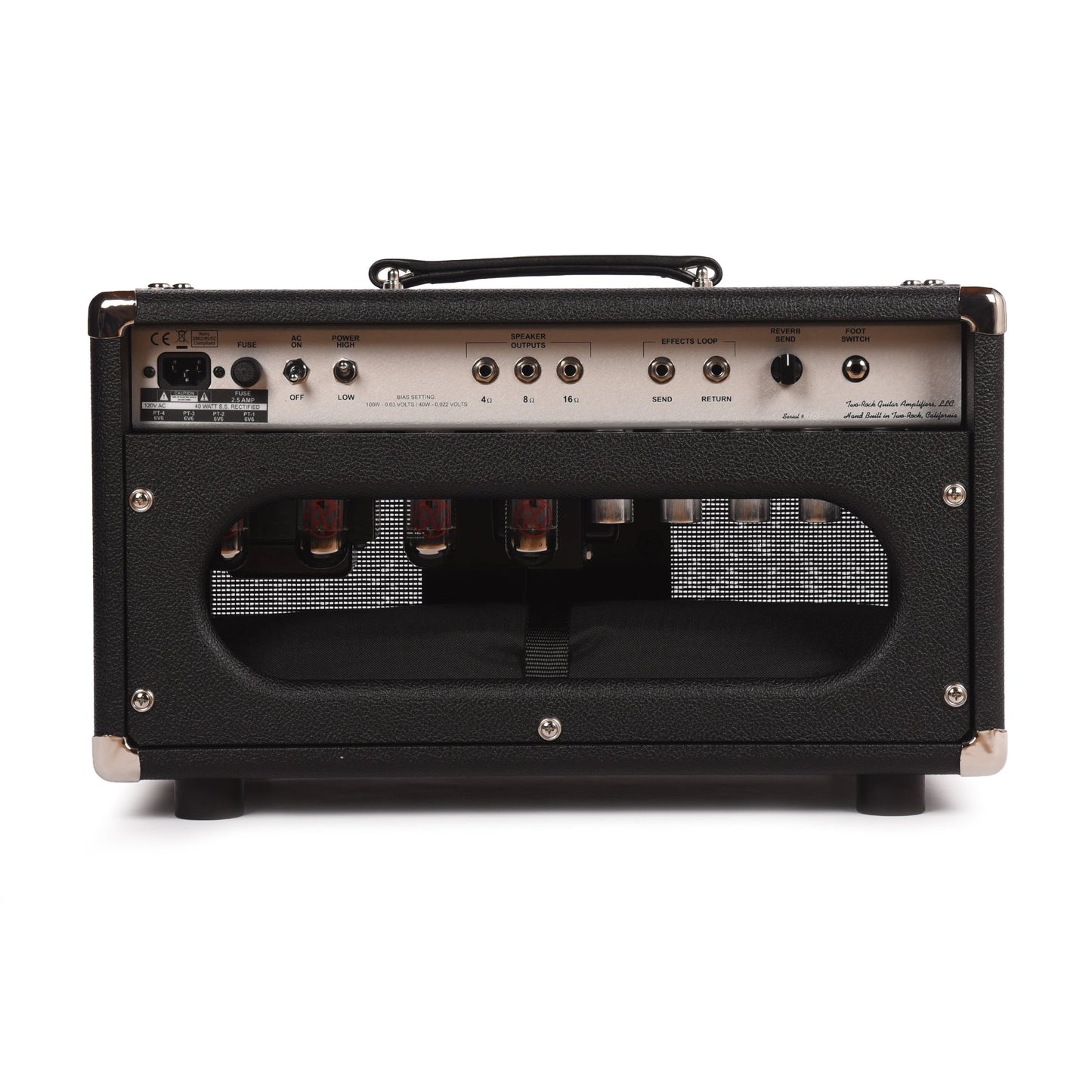 Two Rock Bloomfield Drive 40/20W Head Black Bronco w/ Black Matrix Grill