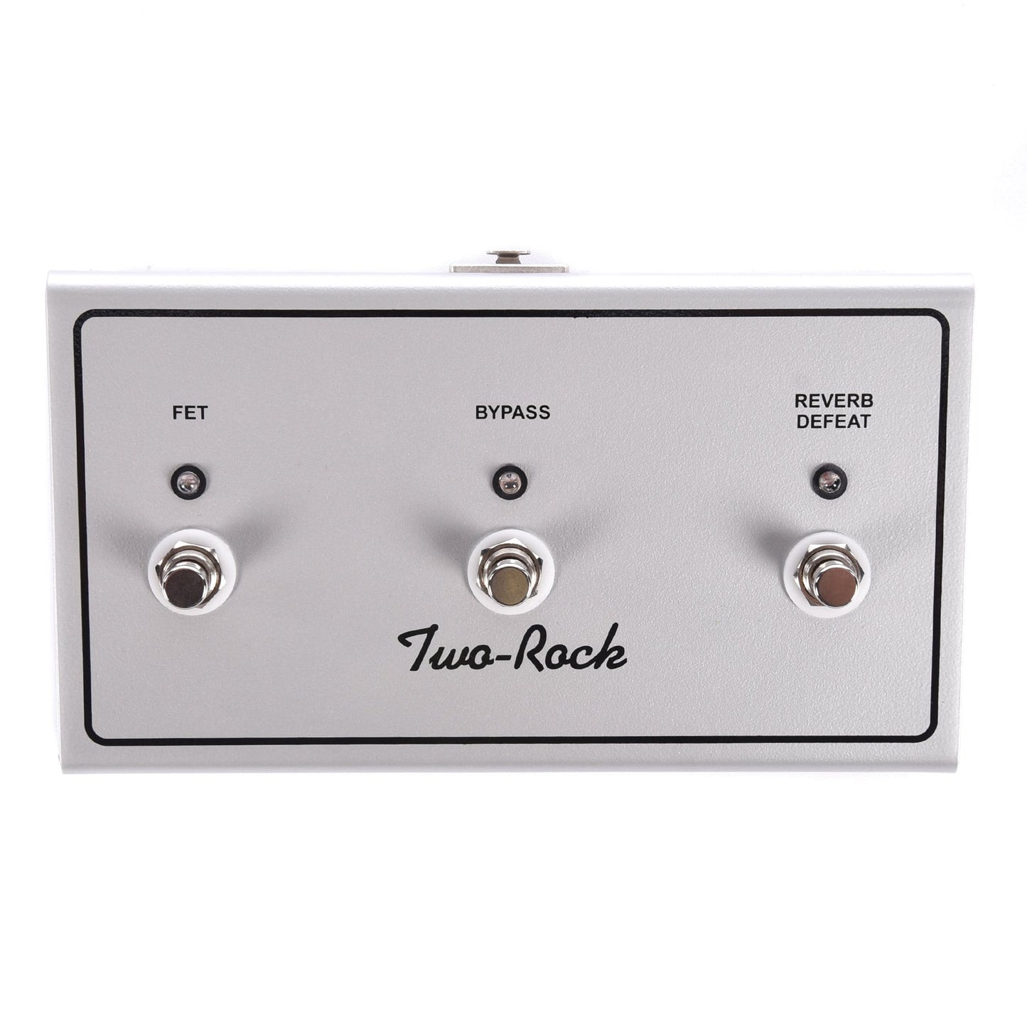 Two Rock Classic Reverb Signature Silver Anodized 100w Head w/Footswitch & Silver Skirted Knobs