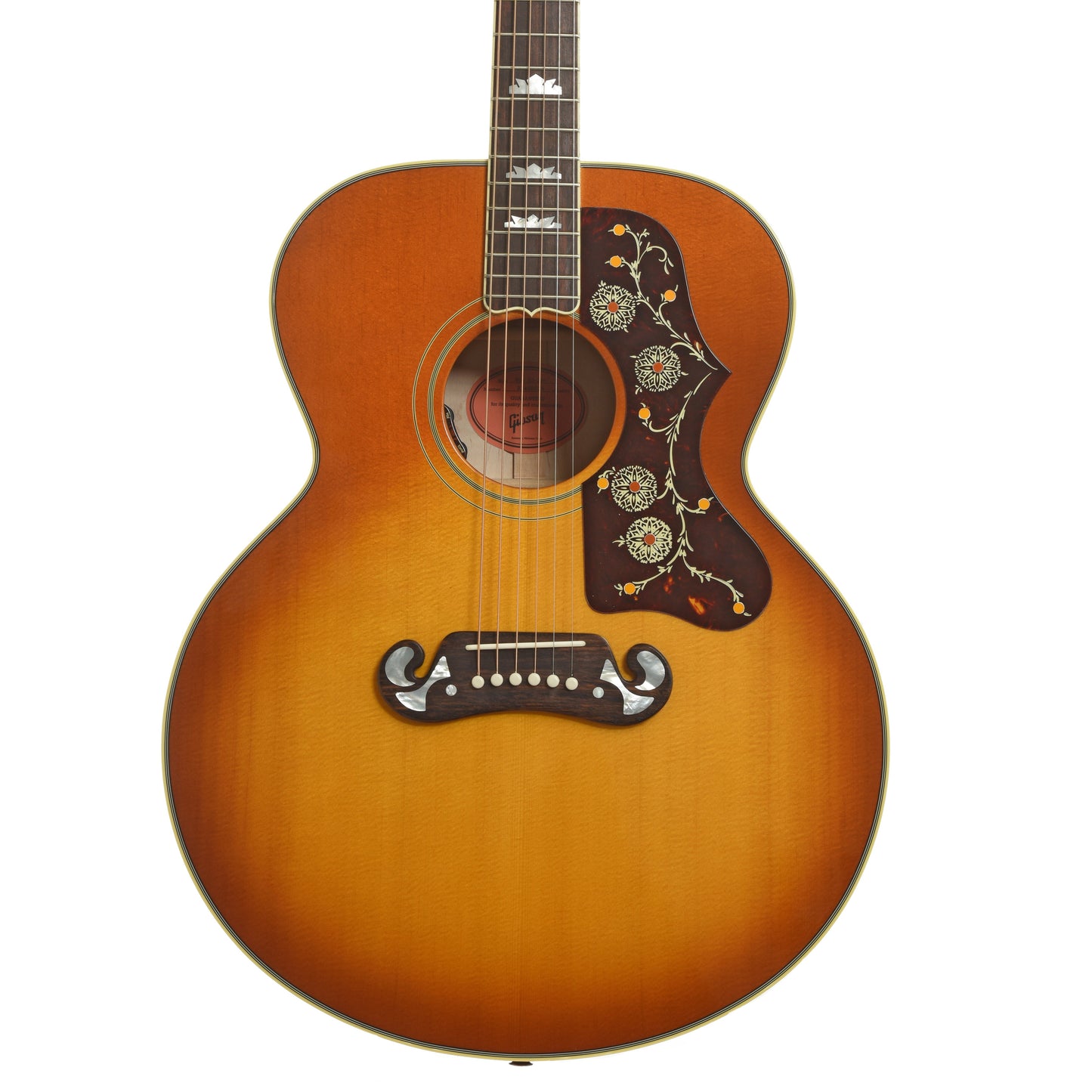 Gibson SJ-200 60s Original Acoustic Guitar & Case, Heritage Cherry Sunburst