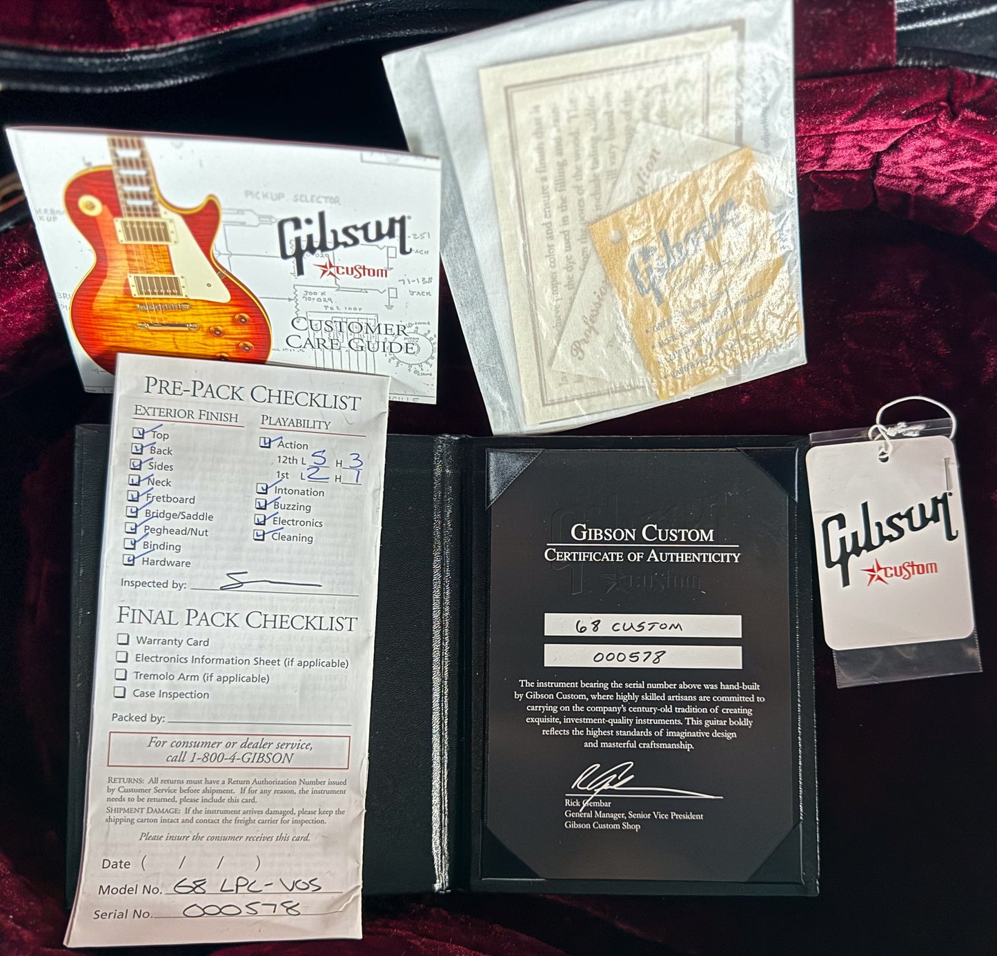 2010 Gibson Custom Shop '68 Les Paul Custom Reissue Ebony