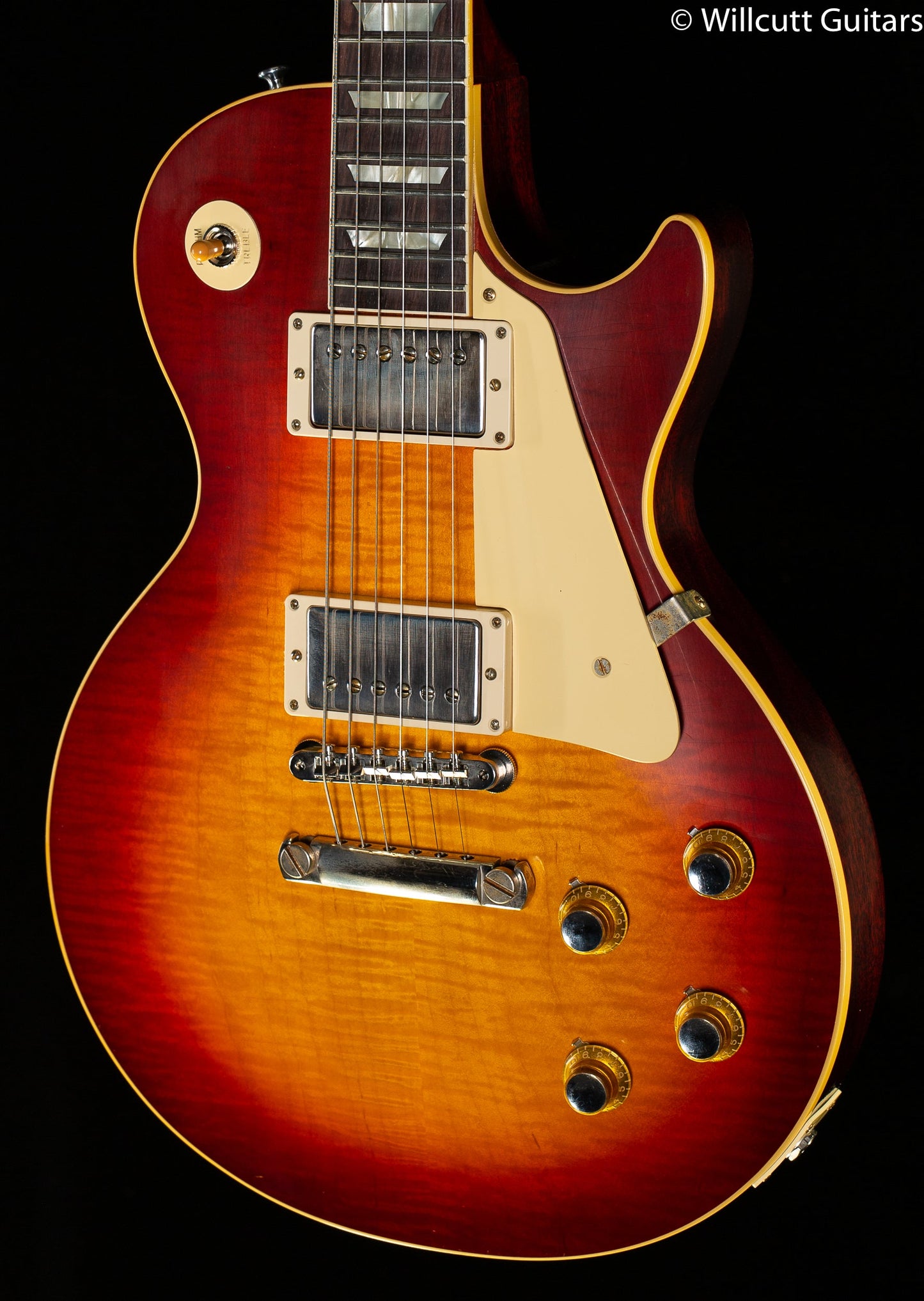 Gibson Custom Shop 1960 Les Paul Standard Reissue Wide Tomato Burst Ultra Light Aged Murphy Lab USED Repaired Headstock