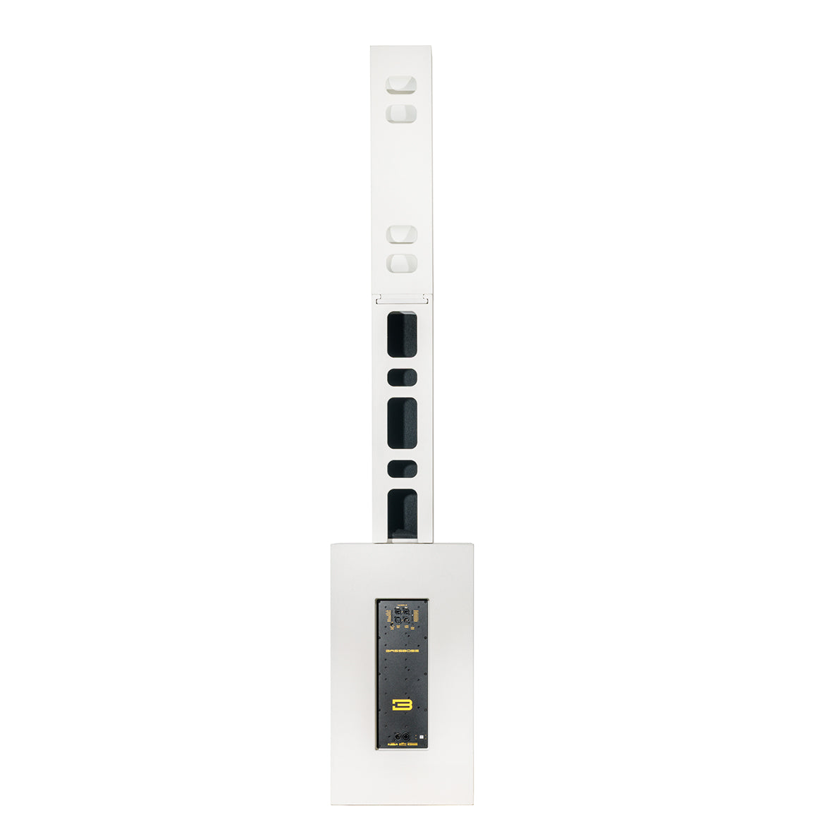 BASSBOSS Sublim8 Column PA Speaker wIth 18-inch Sub - White