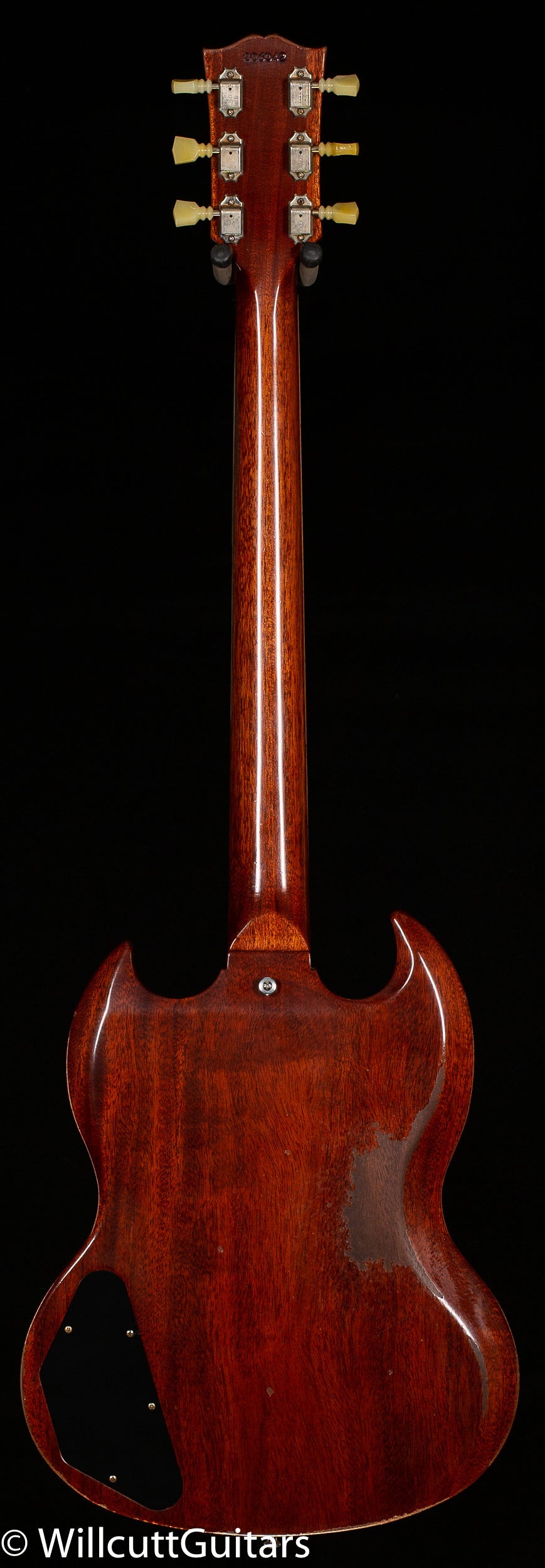 Gibson Custom Shop Murphy Lab 1964 SG Standard Reissue w/ Maestro Vibrola Faded Cherry Heavy Aged