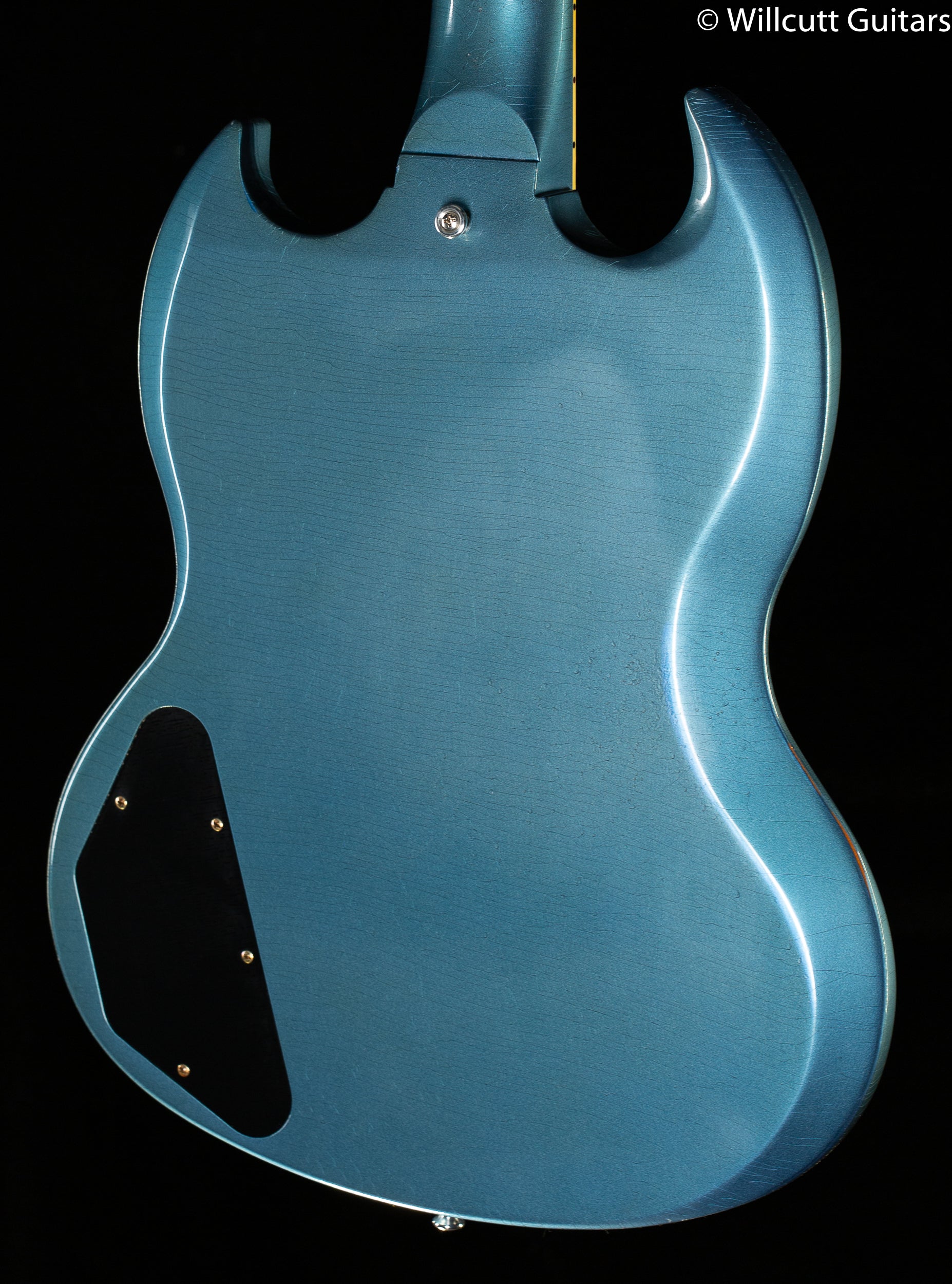 Gibson Custom Shop 1964 SG Standard Reissue w/ Maestro Vibrola Antique Pelham Blue - Light Aged NH