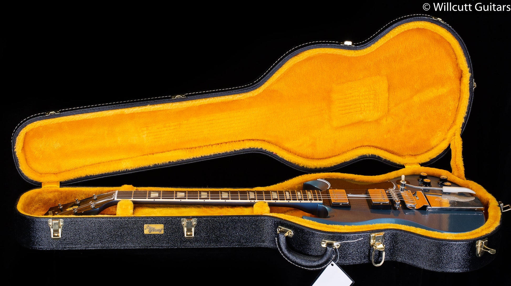 Gibson Custom Shop 1964 SG Standard Reissue w/ Maestro Vibrola Antique Pelham Blue - Light Aged NH