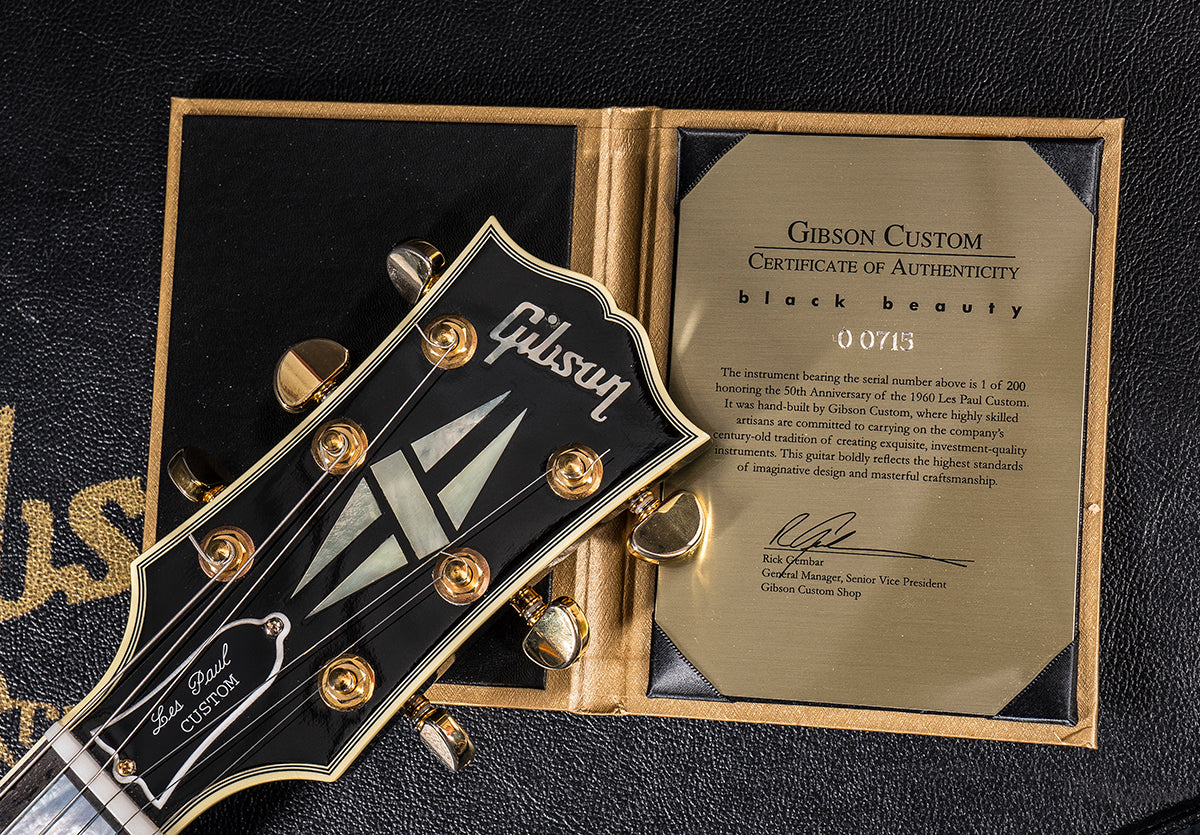 50th Anniversary 1960 "Black Beauty" Les Paul Custom '10