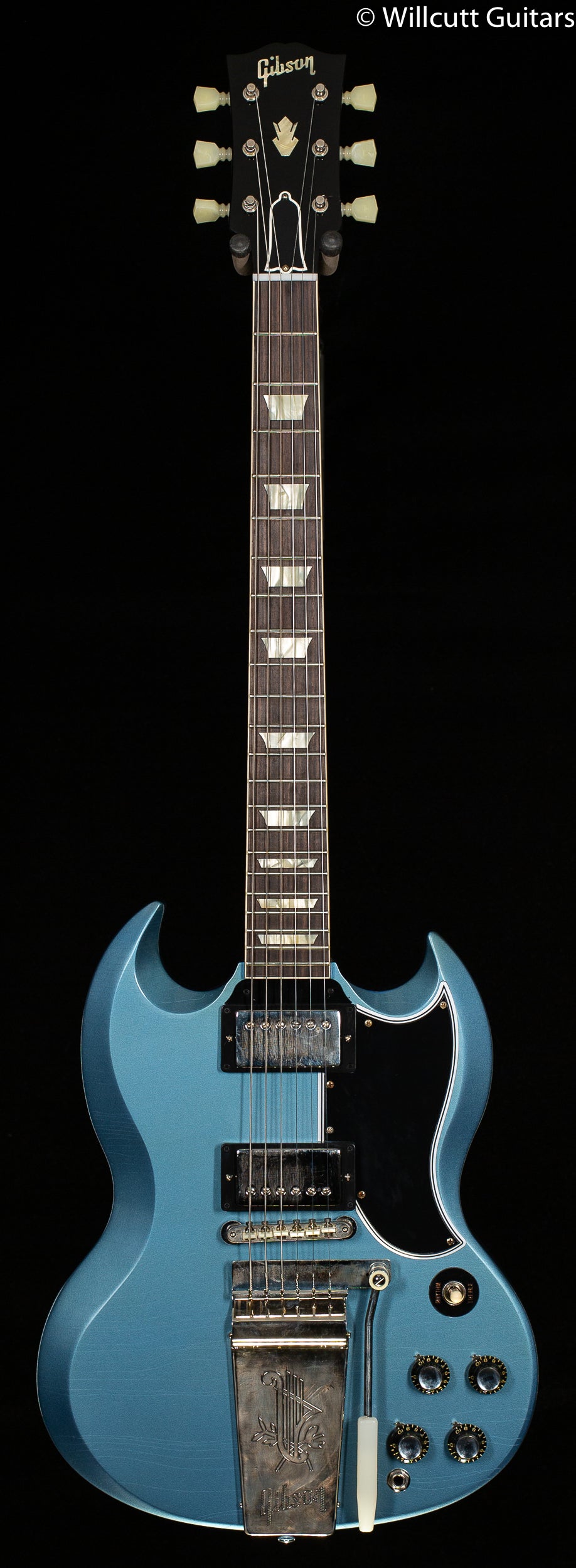 Gibson Custom Shop 1964 SG Standard Reissue Maestro Pelham Blue Ultra Light Aged Murphy Lab
