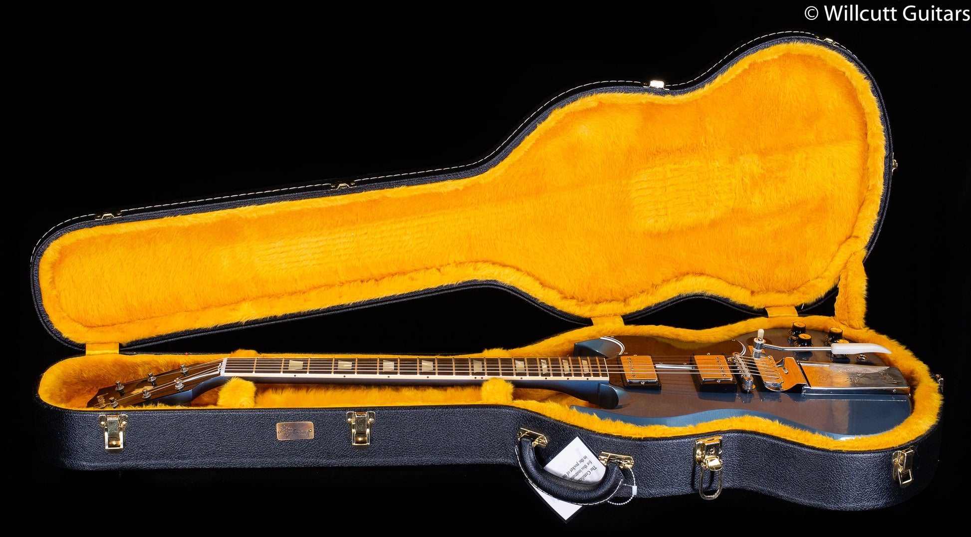 Gibson Custom Shop 1964 SG Standard Reissue Maestro Pelham Blue Ultra Light Aged Murphy Lab