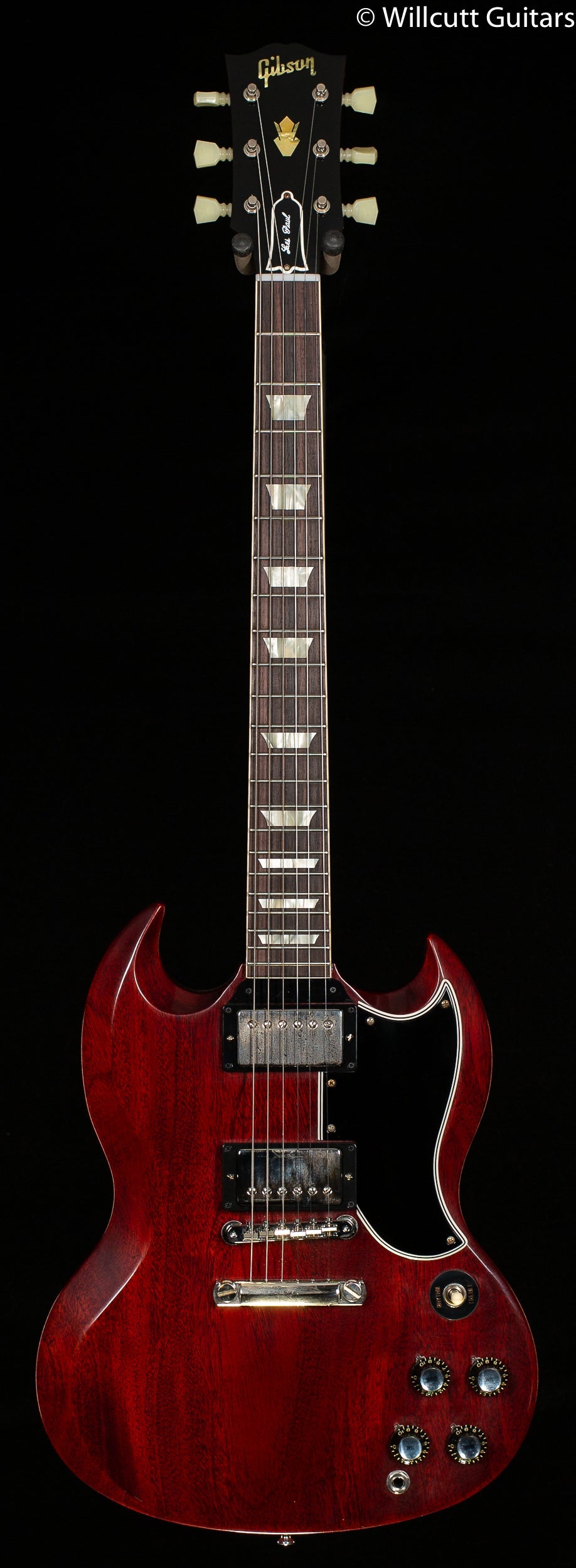 Gibson Custom Shop 1961 Les Paul SG Standard Reissue Stop-Bar VOS Cherry Red