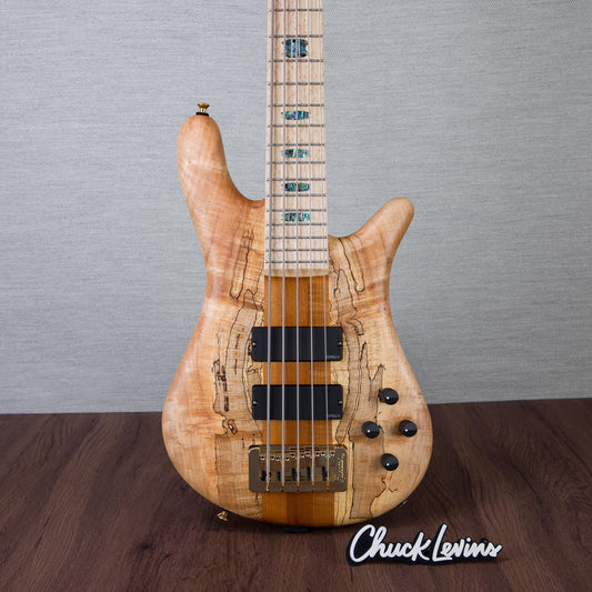 Spector USA Custom NS-5 5-String Electric Bass Guitar - Chestnut Natural - #2224
