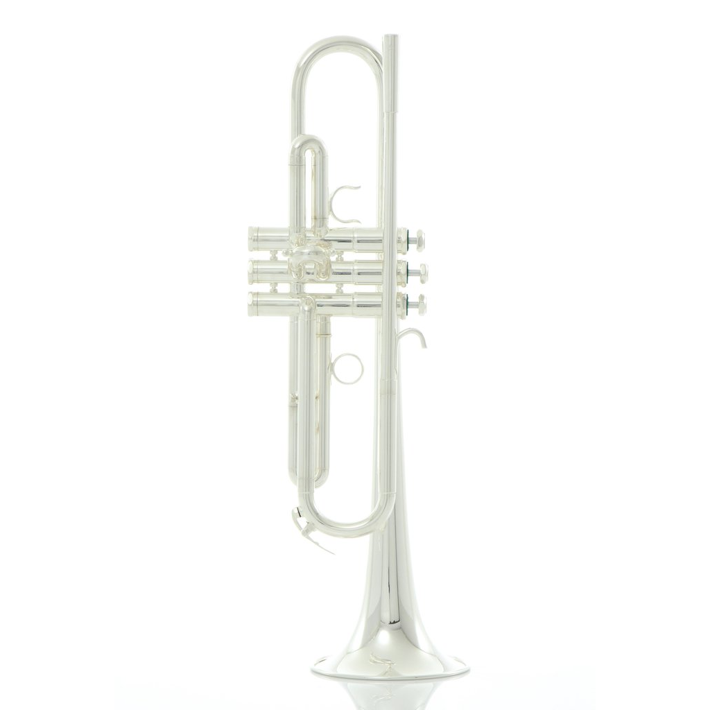 Schilke B1 Yellow Brass Bell Bb Trumpet - Silver-Plated