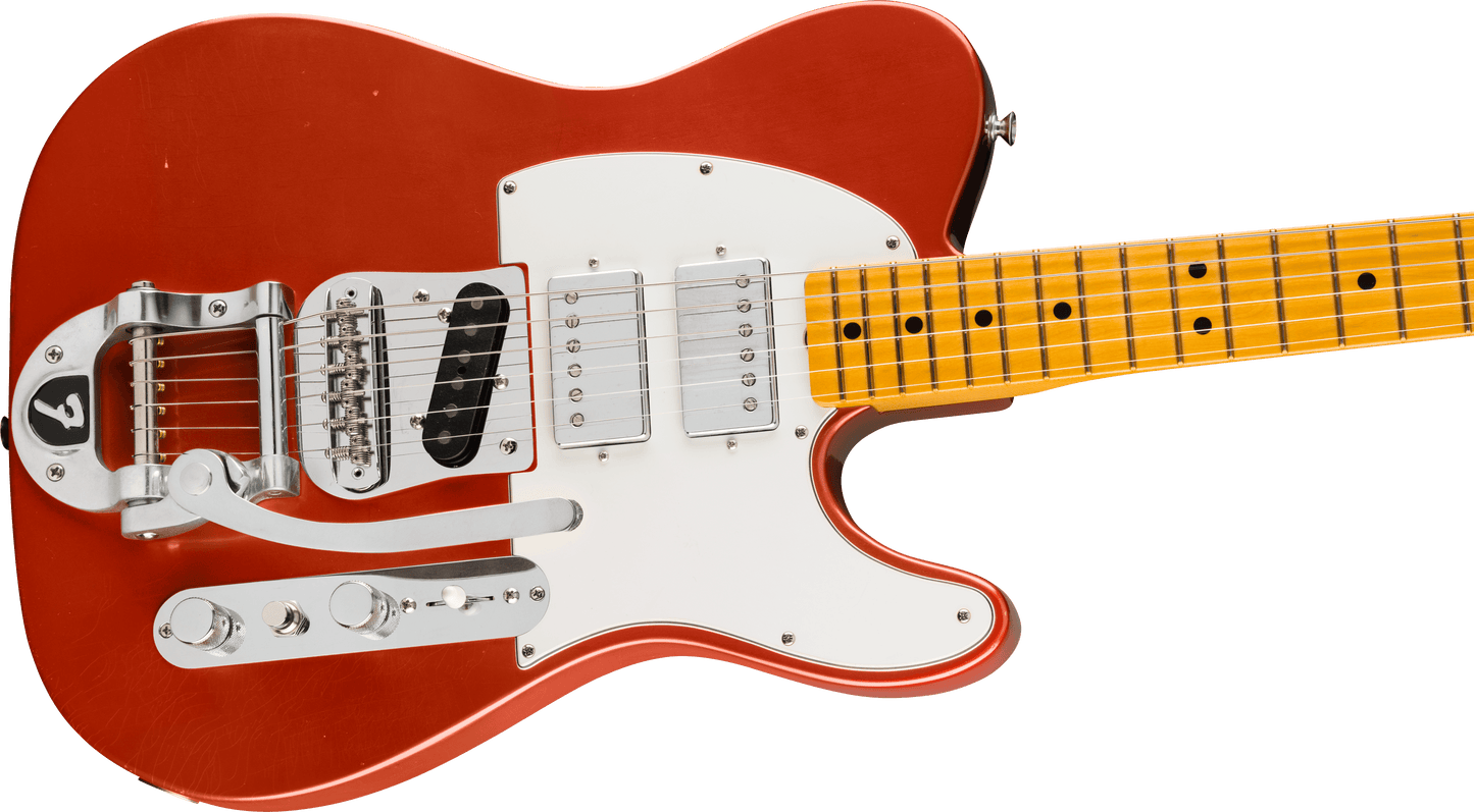 Fender Stories Collection Mike Campbell Red Dog Telecaster, Maple Fingerboard, Red Dog Red