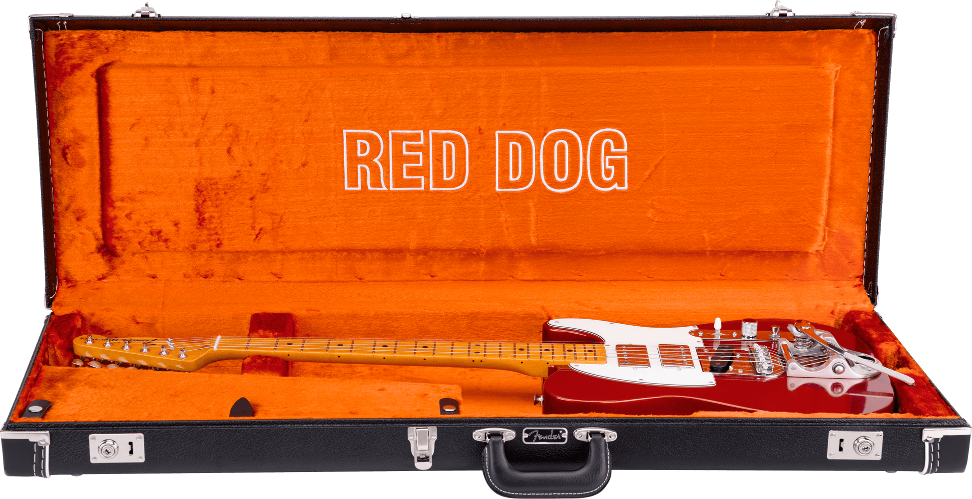 Fender Stories Collection Mike Campbell Red Dog Telecaster, Maple Fingerboard, Red Dog Red