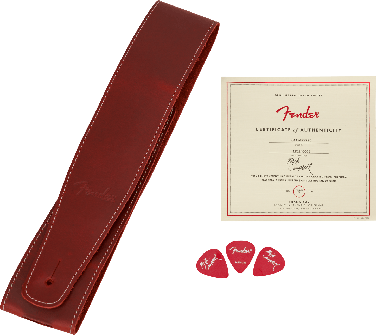 Fender Stories Collection Mike Campbell Red Dog Telecaster, Maple Fingerboard, Red Dog Red