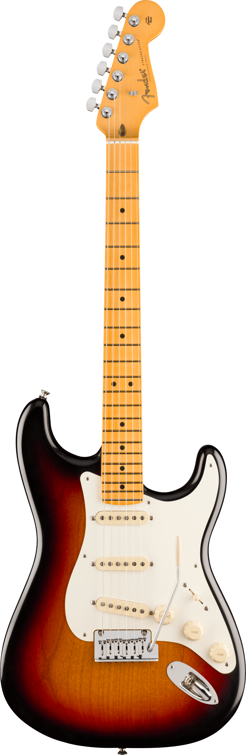 Fender American Ultra Luxe '50s Stratocaster, Maple Fingerboard, 3-Color Sunburst