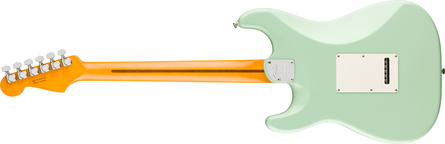 Fender American Ultra Luxe '60s Stratocaster, Rosewood Fingerboard, Surf Green