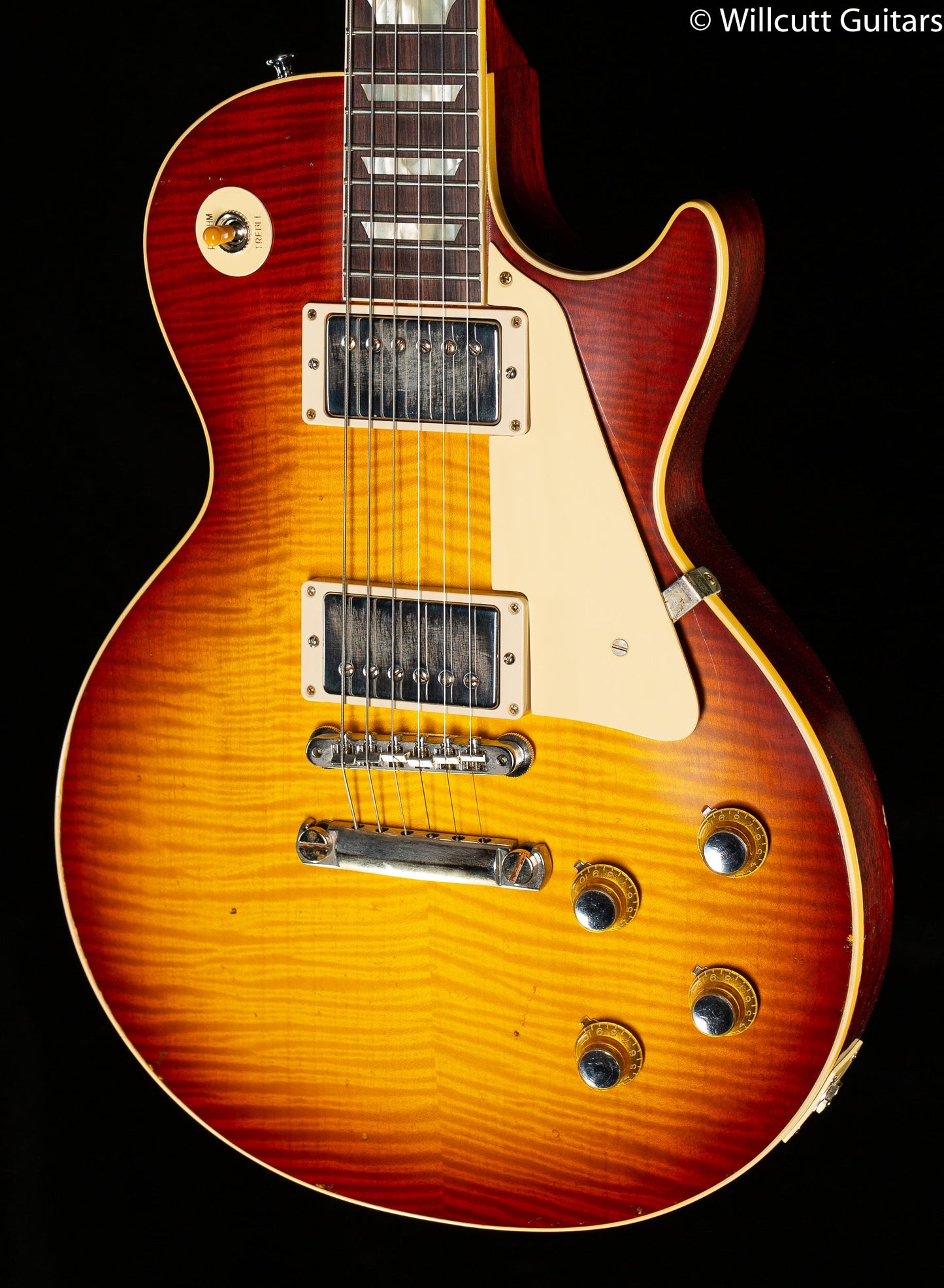 Gibson Custom Shop 1960 Les Paul Standard V2 Neck Washed Cherry Sunburst Murphy Lab Light Aged (673)