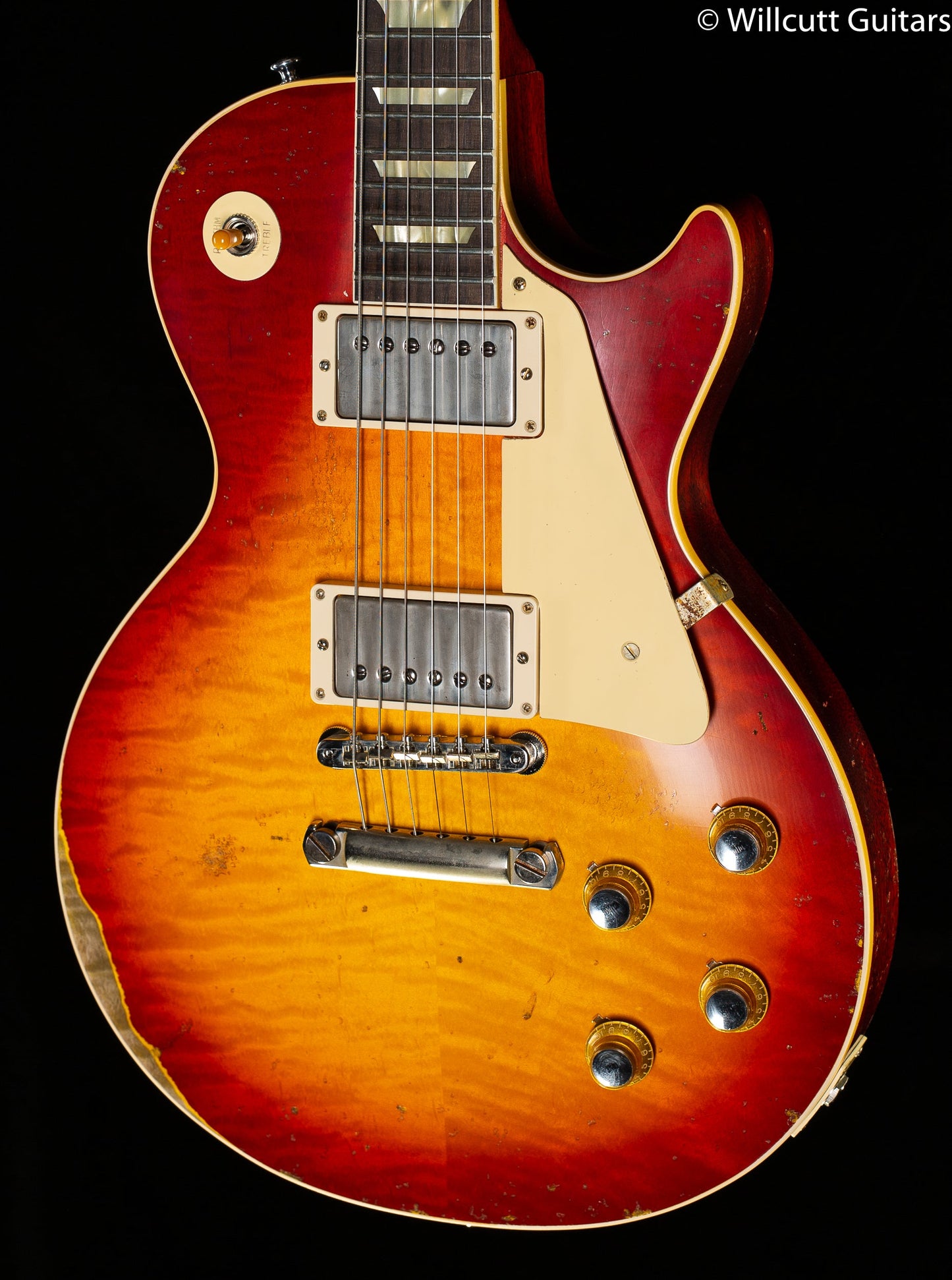 Gibson Custom Shop 1960 Les Paul Standard V2 Neck Tomato Soup Burst Murphy Lab Ultra Heavy Aged NH (677)