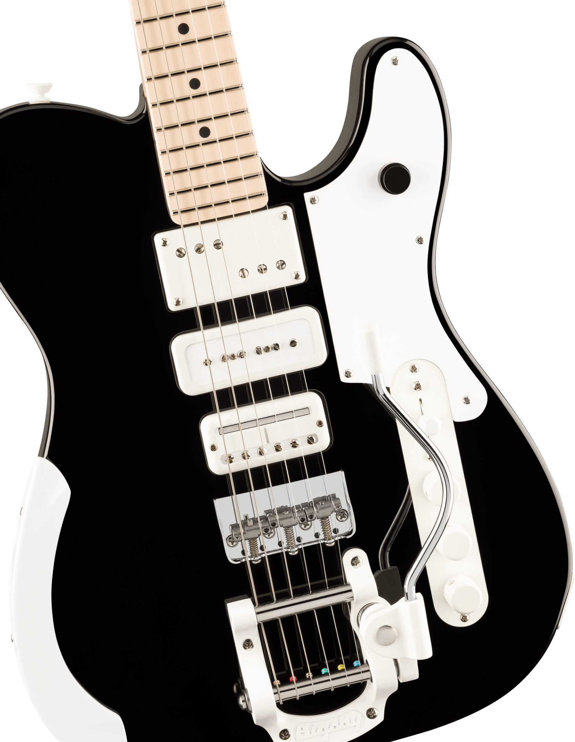 Fender Jack White Triplecaster, Maple Fingerboard, Black