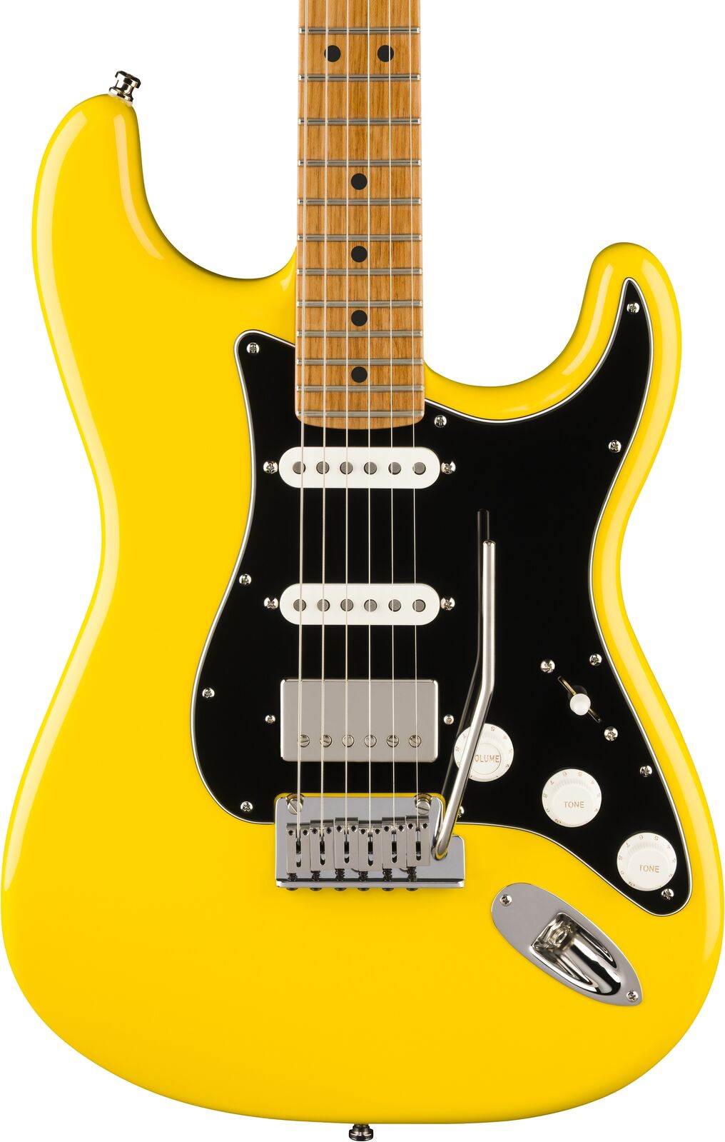 Fender Limited Edition American Ultra II Stratocaster HSS, Roasted Maple Fingerboard, Graffiti Yellow