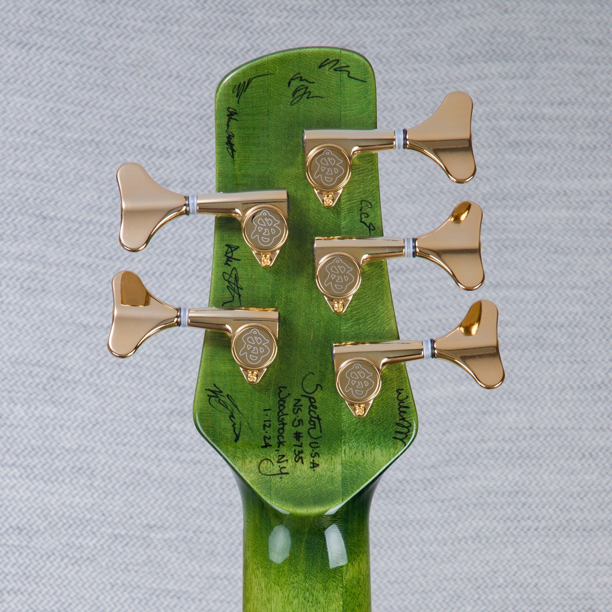 Spector USA NS-5 5-String Bass Guitar - Alien Glow - #735