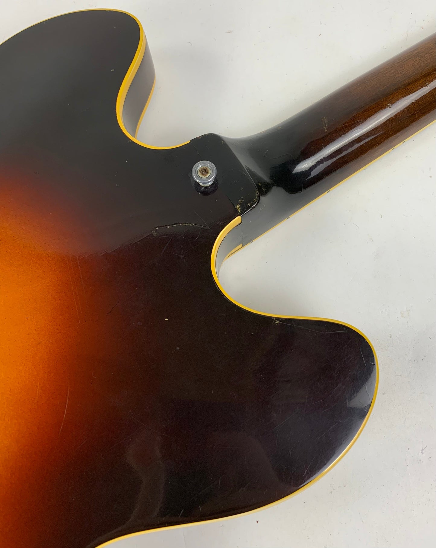 1967 Gibson ES-335 TD Sunburst Vintage Guitar Stoptail | Pat # Sticker Pickups Pre-T-Top!