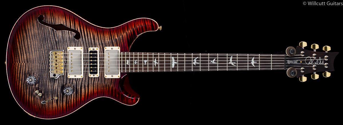 PRS Special Semi Hollow LTD Wood Library Edition Charcoal Cherry Burst