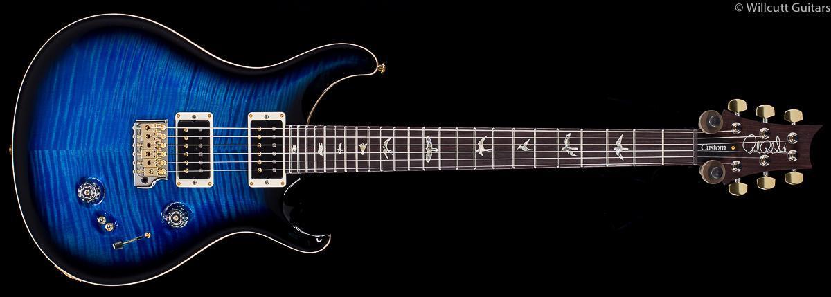 PRS Custom 24-08 River Blue Smokeburst 10 Top (556)