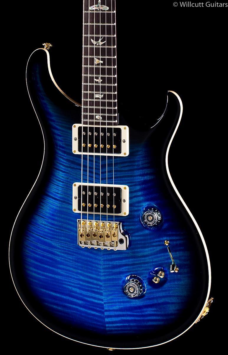 PRS Custom 24-08 River Blue Smokeburst 10 Top (556)