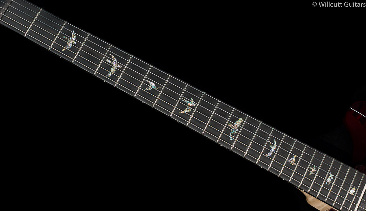 PRS Custom 24 Artist Package Orange Tiger Smoke Burst Flame Maple Neck (599)