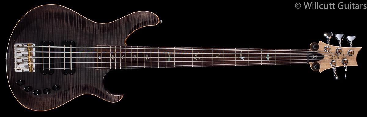 PRS Grainger Bass 5, Grey Black Bass Guitar