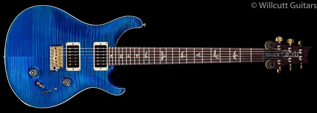PRS Custom 24-08 River Blue 10 Top (016)